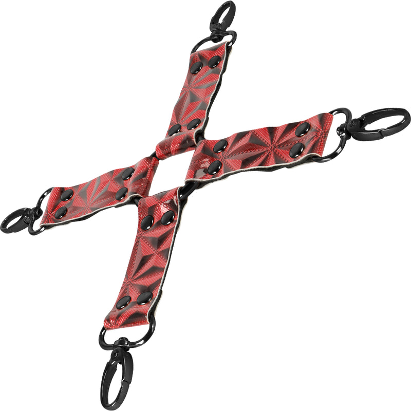 BEGME — Premium leren hogtie van vegan leer met neopreen voering