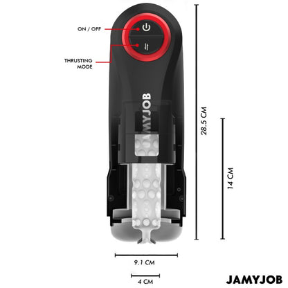 JAMYJOB - MASTURBADOR AUTOMÁTICO DE VAGINA POR GRAVIDADE 5 MODOS DE SUCÇÃO