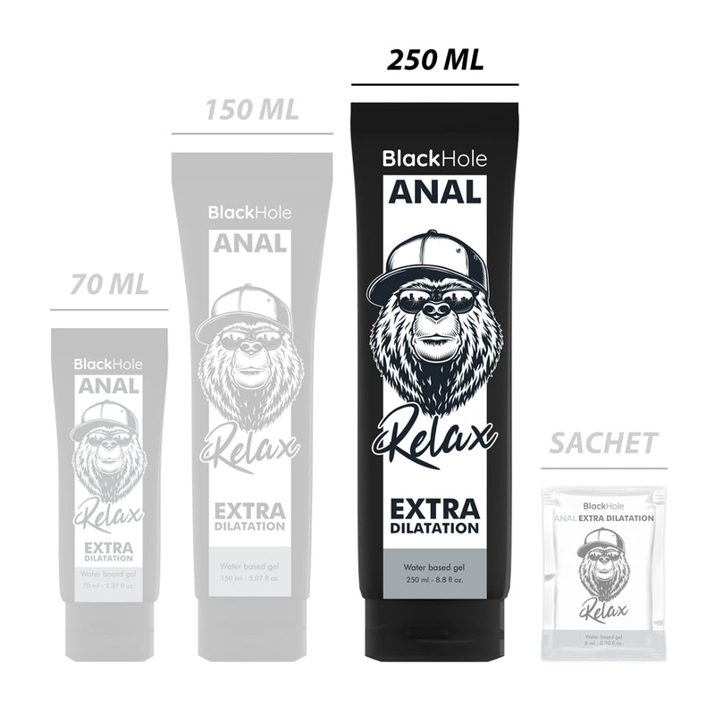 Black Hole Gel de Dilatação Anal à Base de Água — 250 — vista adicional 3