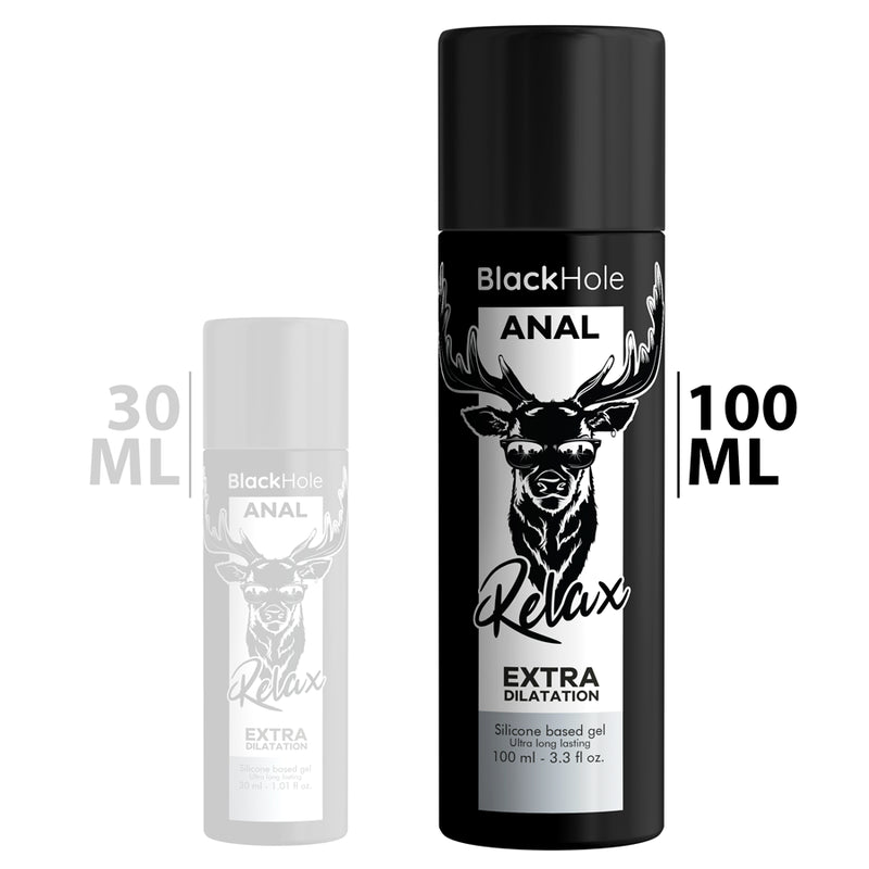 Black Hole Gel de dilatation anale à base de silicone — Relaxant