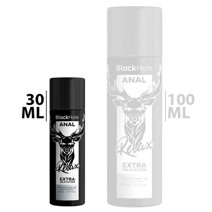 Black Hole Gel de dilatation anale à base de silicone — Relaxant