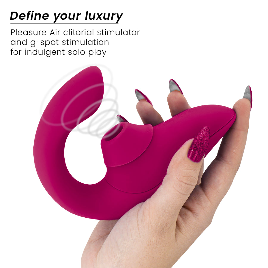 Blend — Vibrador Rabbit — Womanizer — Rosa Vibrante — vista 3