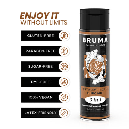 BRUMA — Premium-Massageöl 3 in 1 • Wärmeeffekt 100 ml