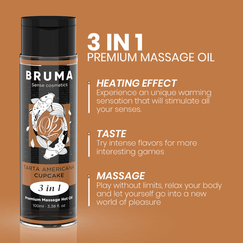 BRUMA — Premium-Massageöl 3 in 1 • Wärmeeffekt 100 ml