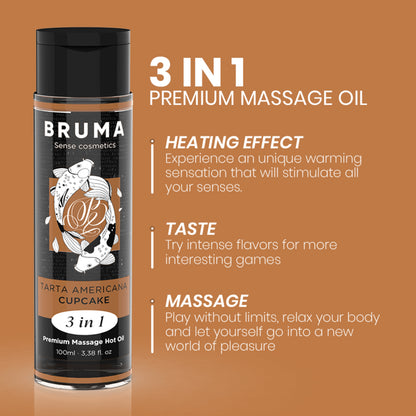 BRUMA — Premium-Massageöl 3 in 1 • Wärmeeffekt 100 ml