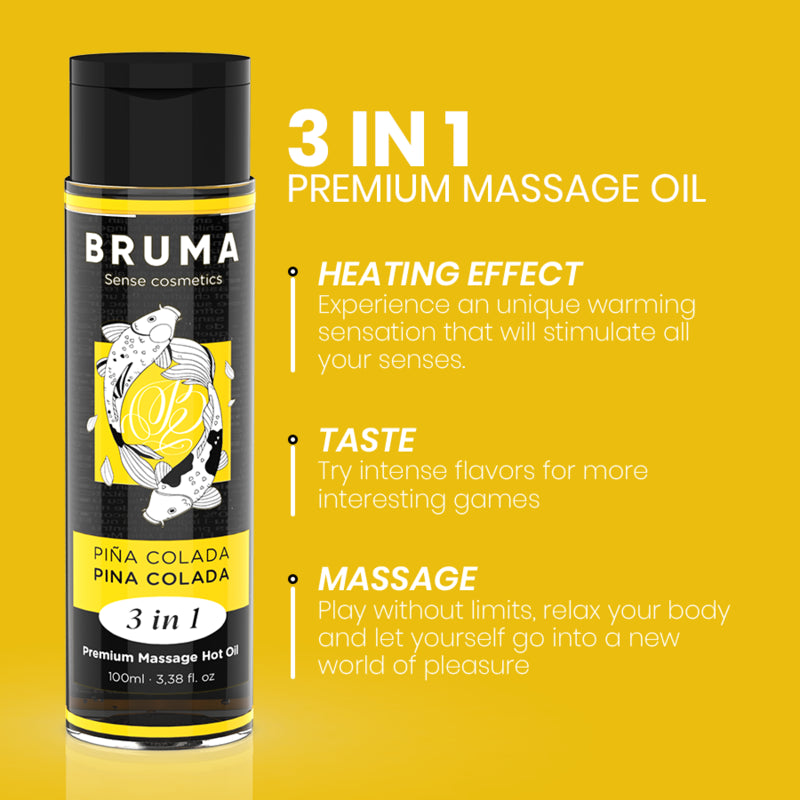 BRUMA — “Pina Colada Heat Bliss” Óleo Quente 3 em 1 com Aroma Tropical — vista adicional 4