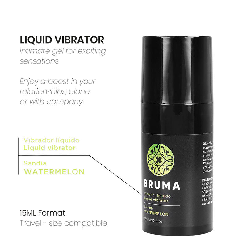 BRUMA — Vibromasseur Liquide Ultra-Glissant 15 ml