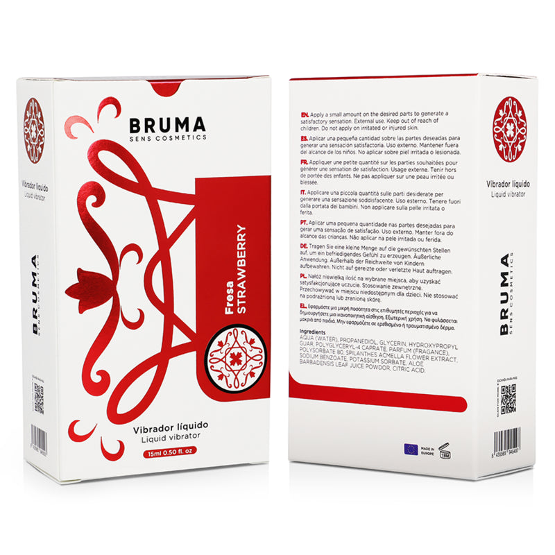 BRUMA — Vibrador Líquido Ultradeslizante 15 ml — Morango — imagem 29