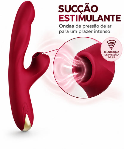 Bump — Vibrador con Rotación y Succión — Armony