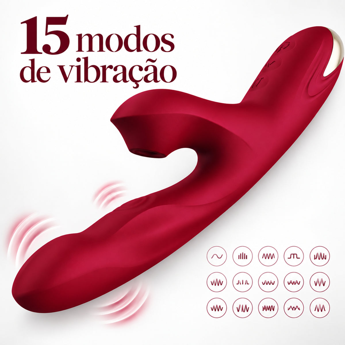 Bump — Vibrador con Rotación y Succión — Armony