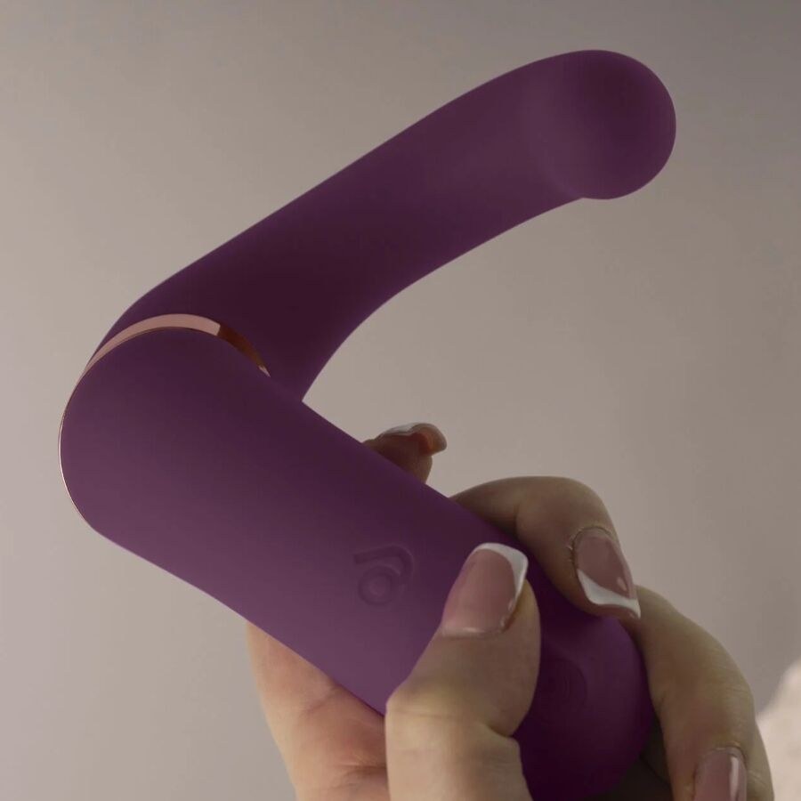 Rocks-Off Gemini – Doble punto G y vibrador de clítoris púrpura