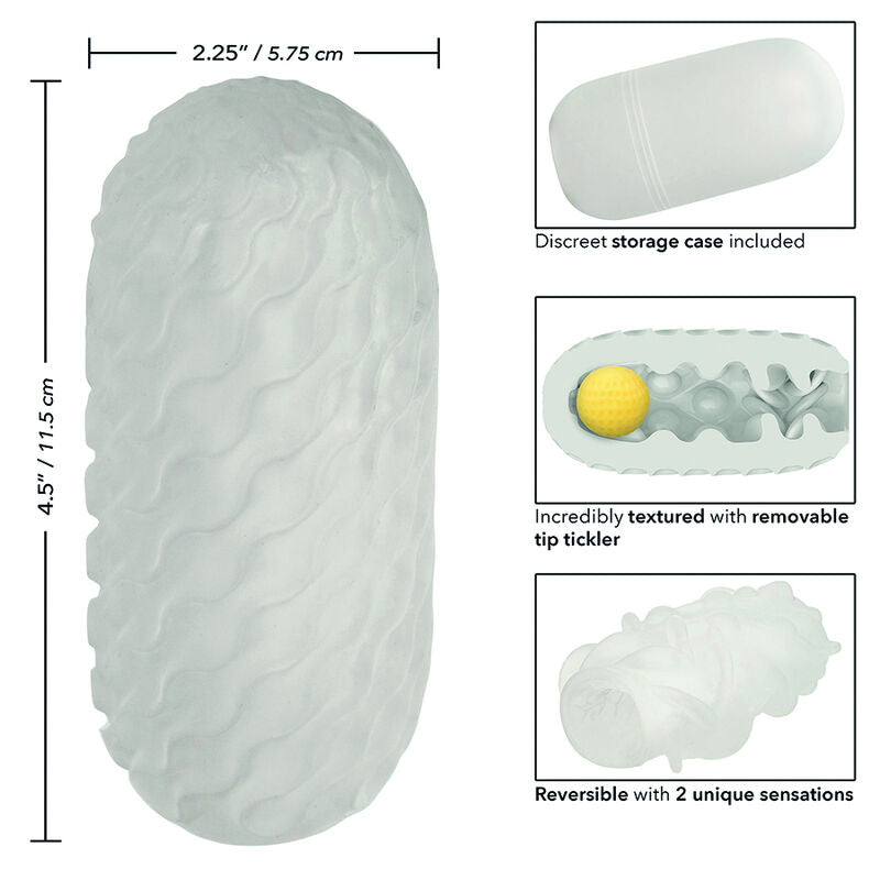 CalExotics — Masturbador Boundless com Bola Squishy — vista adicional 6