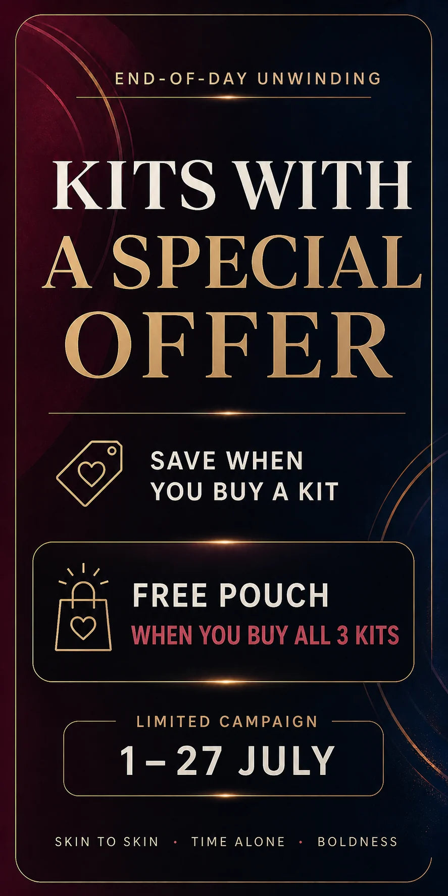 Special kit offer – English