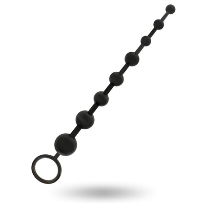 Zwarte anale kralen, 29 cm — Addicted Toys