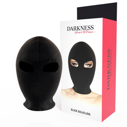 Darkness — Zwart spandex onderdanigheidsmasker