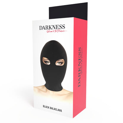 Darkness — Zwart spandex onderdanigheidsmasker