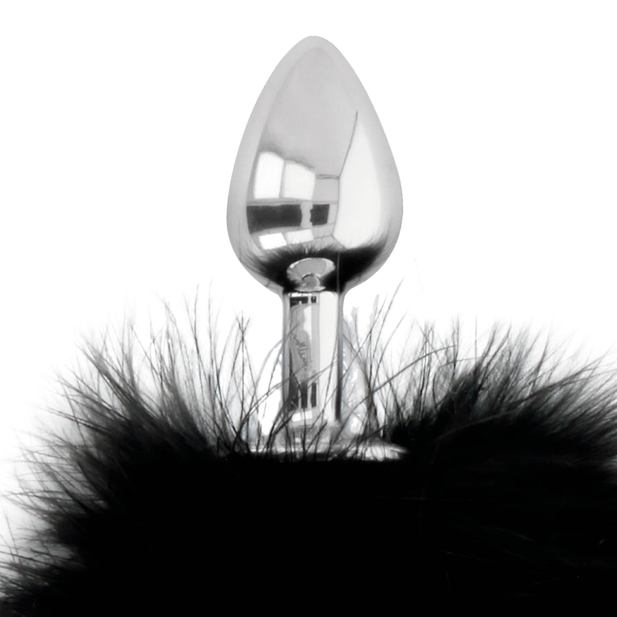 Darkness Anal Plug with Black Tail – Compact, Comfortable, and Fetish
