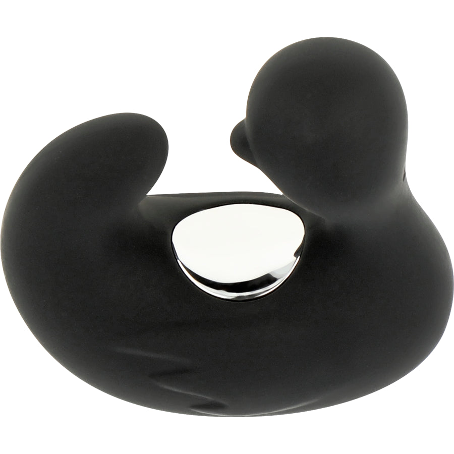 Duckymania — Oplaadbare vingervibrator in eendvorm — Black & Silver