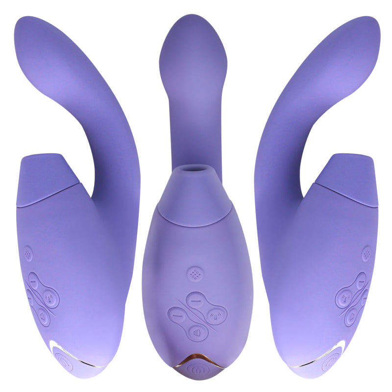Duo 2 — Vibrador Rabbit — Womanizer — Lilás — vista 2