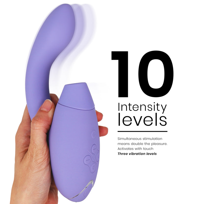 Duo 2 — Vibrador Rabbit — Womanizer — Lilás — vista 4