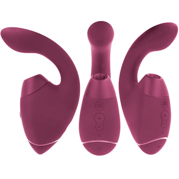 Duo Next — Vibrador Rabbit — Womanizer — Rosa-Escuro — vista 2