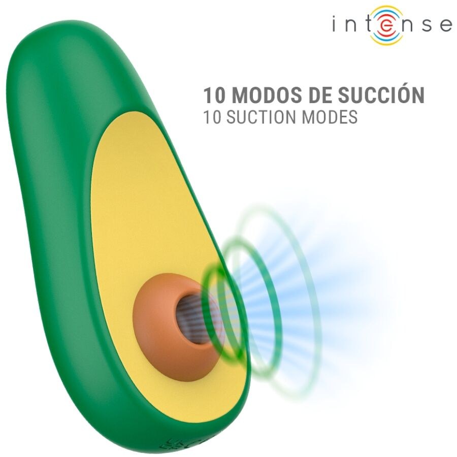 INTENSE - WAKI ABACATE ESTIMULADOR DE SUCÇÃO CLITORIAL