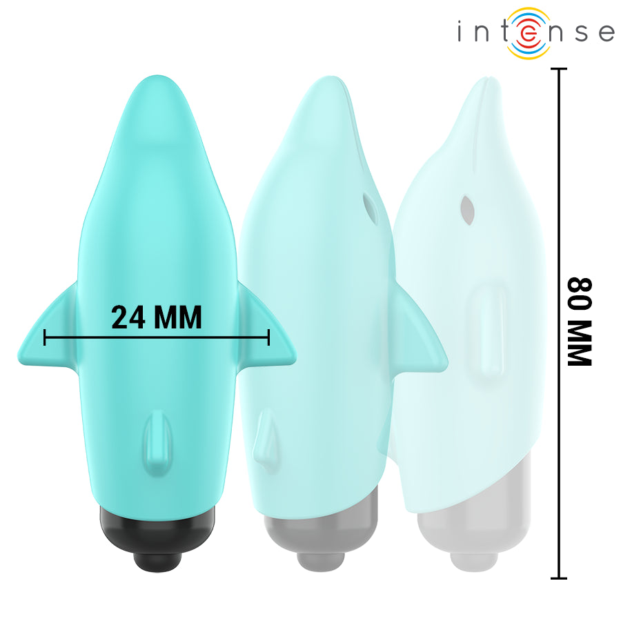 Echo Bala Vibratória em Silicone Formato Golfinho • Compacta e Poderosa