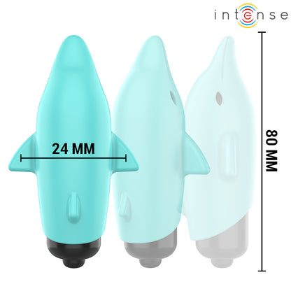 Echo Bala Vibratória em Silicone Formato Golfinho • Compacta e Poderosa