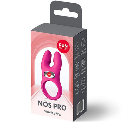 NŌS Pro — Anel Peniano Vibratório Magenta — Fun Factory