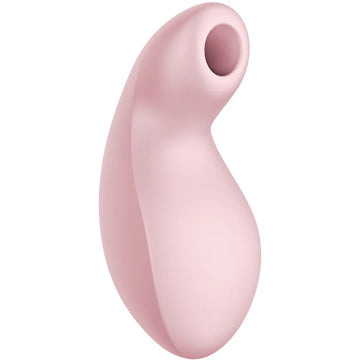 Sugador Clitoriano Fun Factory Luna Air Pulse — bocal de estimulação visto de lado