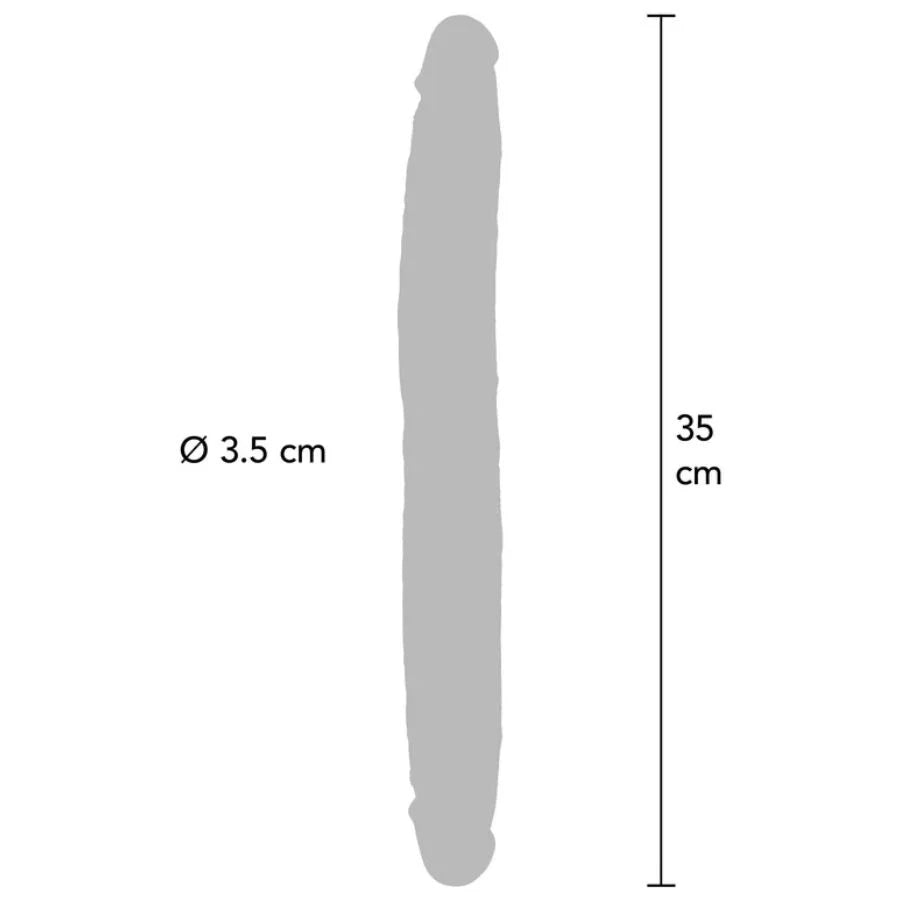 Gode Double Get Real Skin Double — silicone à double densité