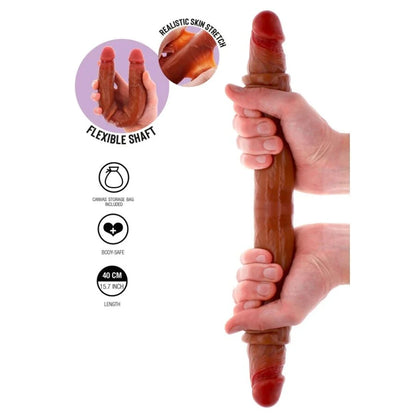 Gode Double Get Real Skin Double — silicone à double densité