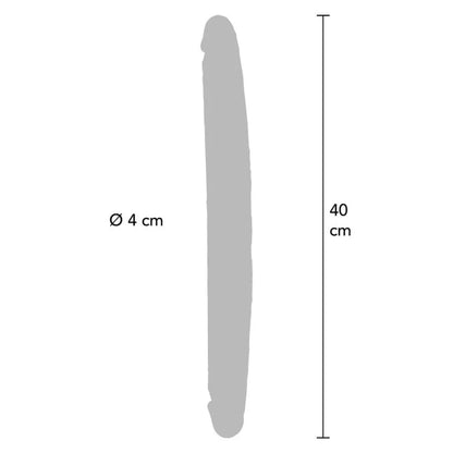 Gode Double Get Real Skin Double — silicone à double densité