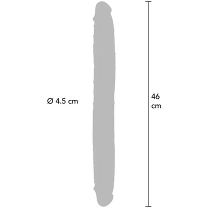 Gode Double Get Real Skin Double — silicone à double densité