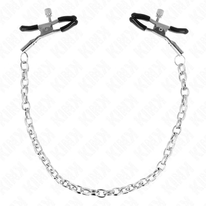 Tepelklemmen met dikke ketting, 30 cm