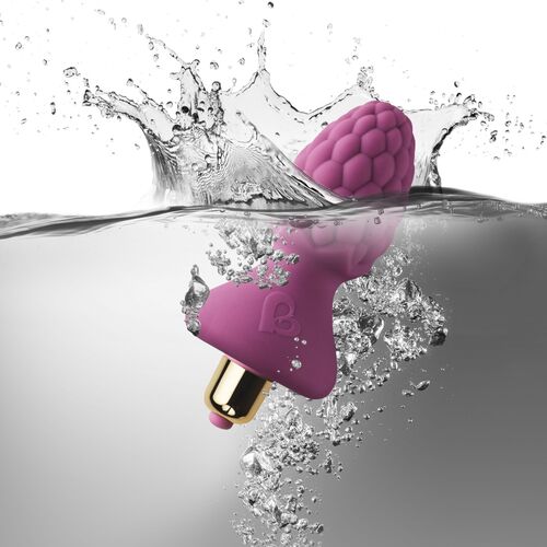 Rocks-Off Plug Anal em Silicone com Vibração – 7 Modos