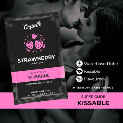 Coquette Chic Desire — Lubrificante Beijável de Morango, 10 ml — imagem 3
