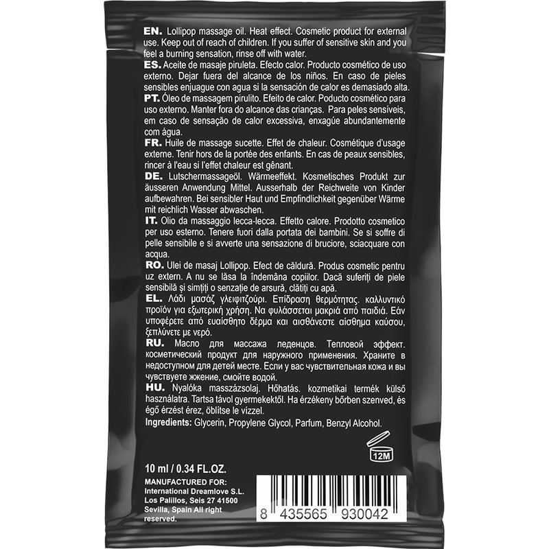 Coquette Chic Desire — Óleo de Massagem Beijável com Calor, 10 ml — imagem 2