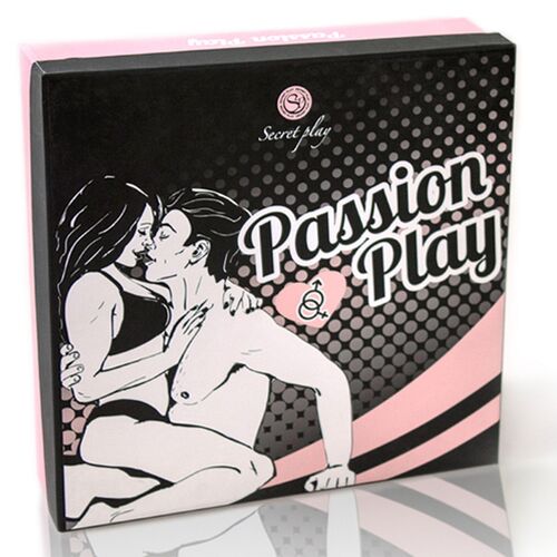Secretplay Jogo de Tabuleiro Erótico com Cartas, Acessórios e Kamasutra