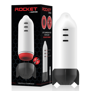 Rocket Masturbator com Vibração e Compressão — vista adicional 2