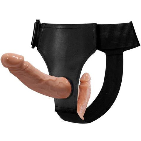 Dildo Duplo com Arnês Ajustável • Estimulação para Dois — imagem principal