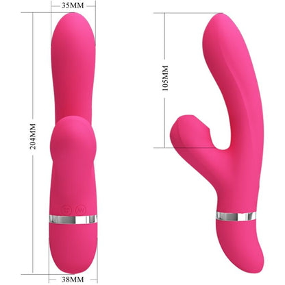 Willow Rabbit — Vibrador com Sucção Clitoriana — Pretty Love