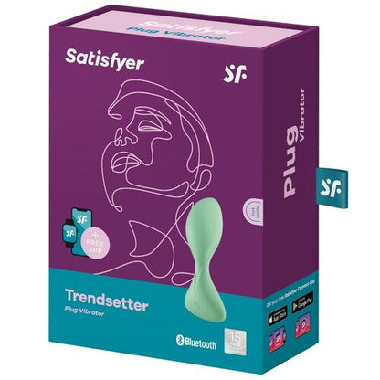 SATISFYER – Trendsetter Plug Anal Vibratório 12 Modos + App Connect