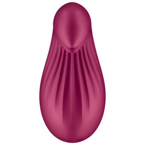 SATISFYER – Vibrador Lay-On com Ponta Curvada e 12 Modos