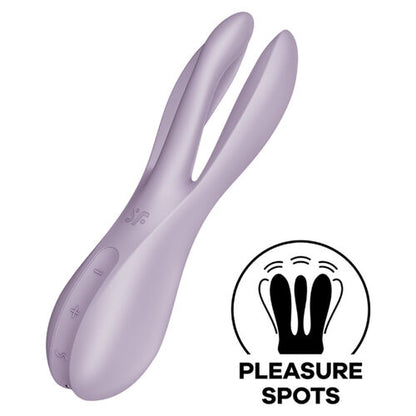 SATISFYER Threesome 2 – Vibrador de 3 Braços com Vibração Poderosa e Estimulação Dupla