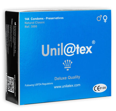 Unilatex — Preservativos Naturais 144 Unidades — imagem principal