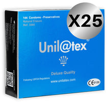 Unilatex — Preservativos Naturais 25 x 144 Unidades