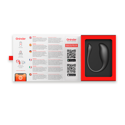 Oninder Nairobi — Ovo Vibratório com Aplicação, Preto — imagem 5