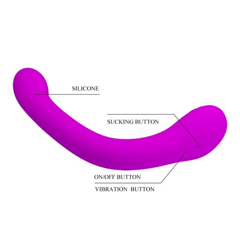 Alex — Vibrador Lilás com Sucção Clitoriana — Pretty Love — vista 4