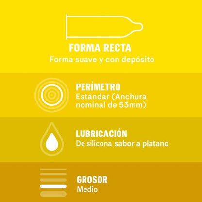 Durex — Preservativos Saboreame 12 Unidades